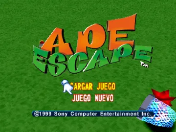 Ape Escape - La Invasion de los Monos (ES) screen shot title